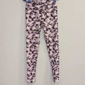 LulaRoe OS Leggings Lilac and Plum Abstract